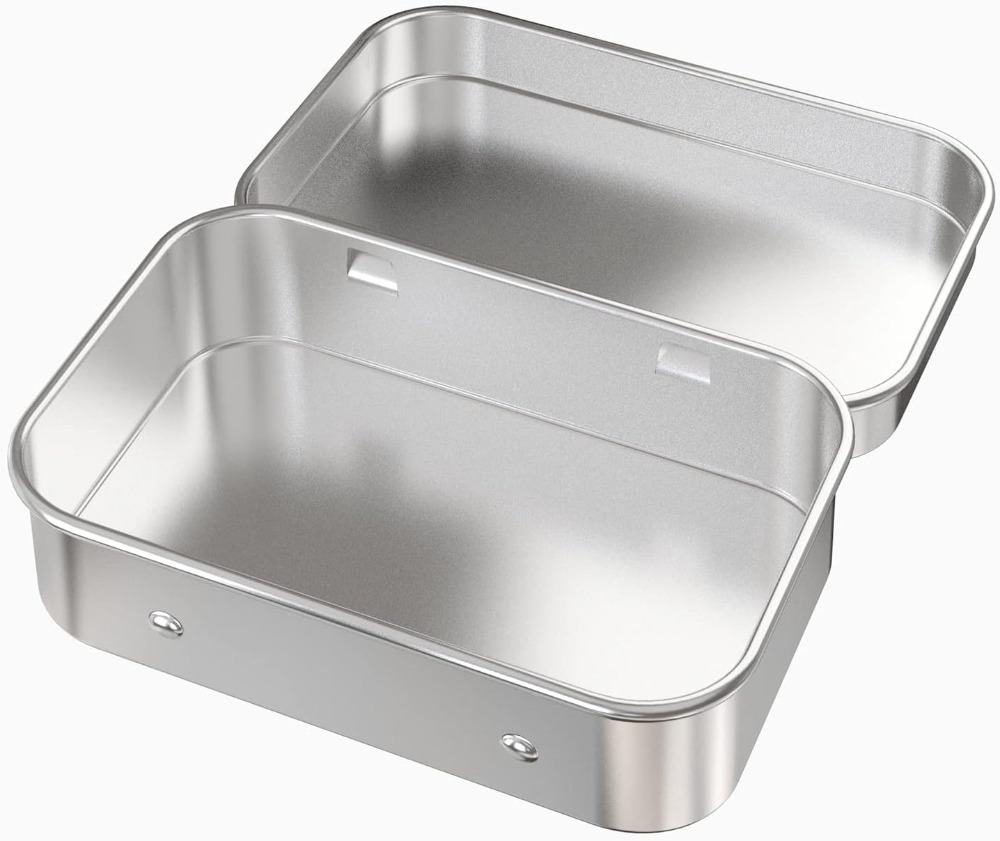 6Pcs Small Hinged Tin Boxes, M - Art Craft Organizer avis et prix