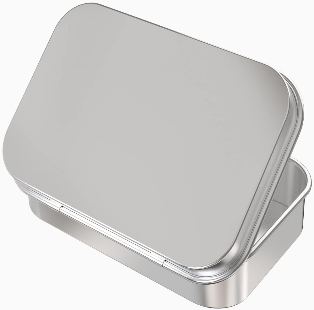 6Pcs Small Hinged Tin Boxes, M - Art Craft Organizer avis et prix