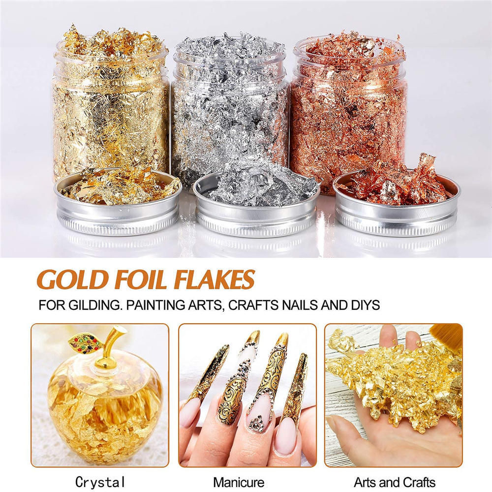 Imitation Rose Gold Silver Cop - Art Craft With Leaves avis et prix