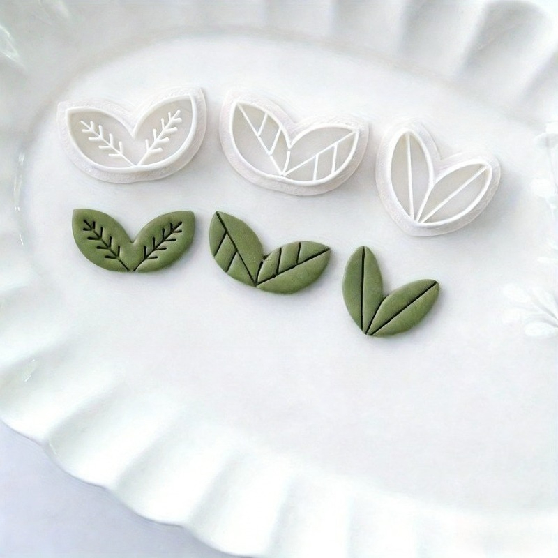 8Pcs Floral Leaf Polymer Clay  - Art Craft With Leaves avis et prix
