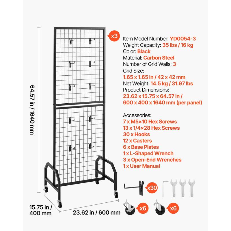 3 Packs Mesh Wall Grids 1.9 x  - Art Craft Material avis et prix