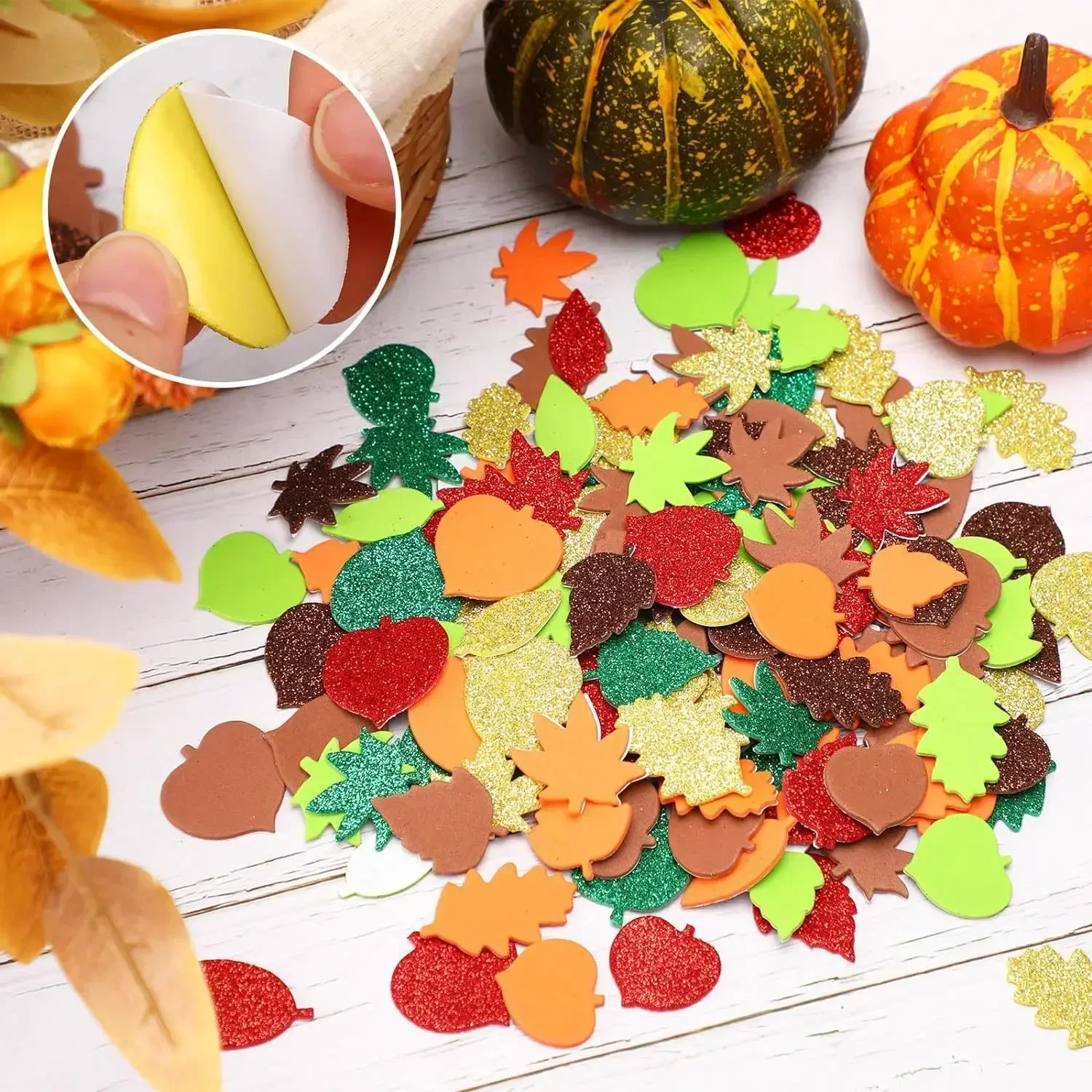 Thanksgiving, Fall Craft Kit F - Art Craft With Leaves avis et prix