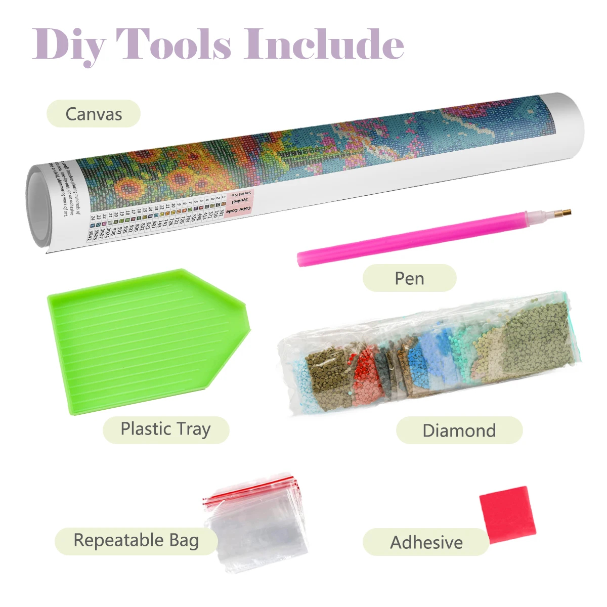 1PC frameless Van Gogh Starry  - Art Craft Kits For Adults avis et prix