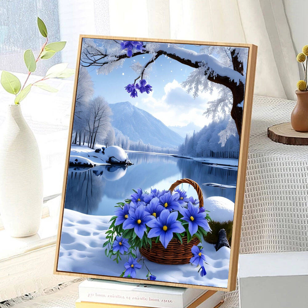 Huacan Diamond Painting Flower - Art Craft Winter avis et prix