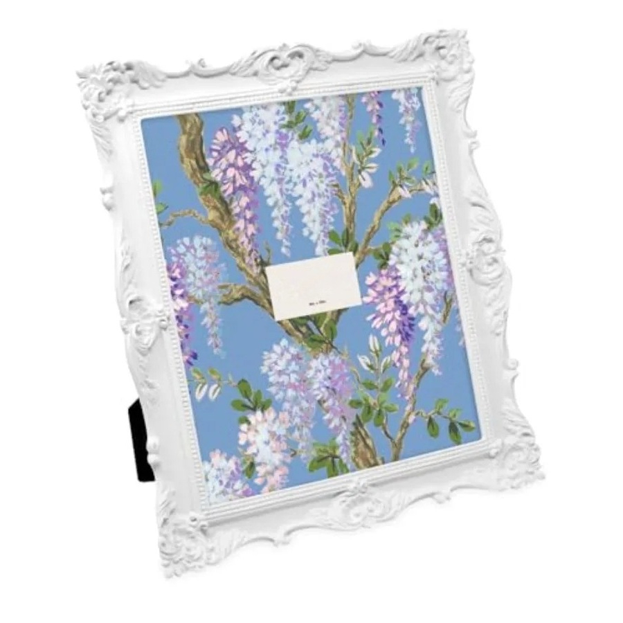 8x10 White Ornate Textured Han - Art Craft Gallery avis et prix