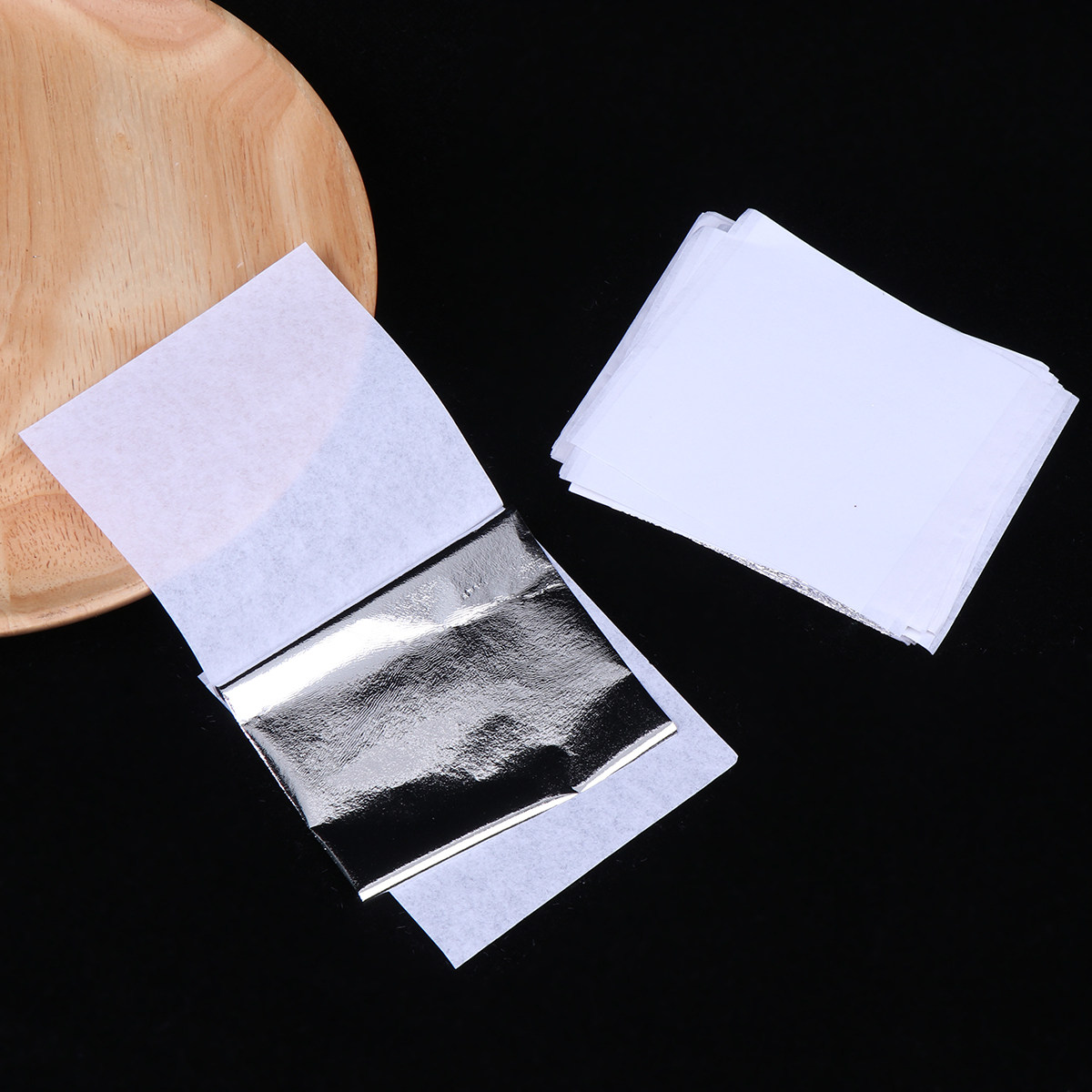 100 Sheets 9x9cm Imitation Sil - Art Craft With Leaves avis et prix