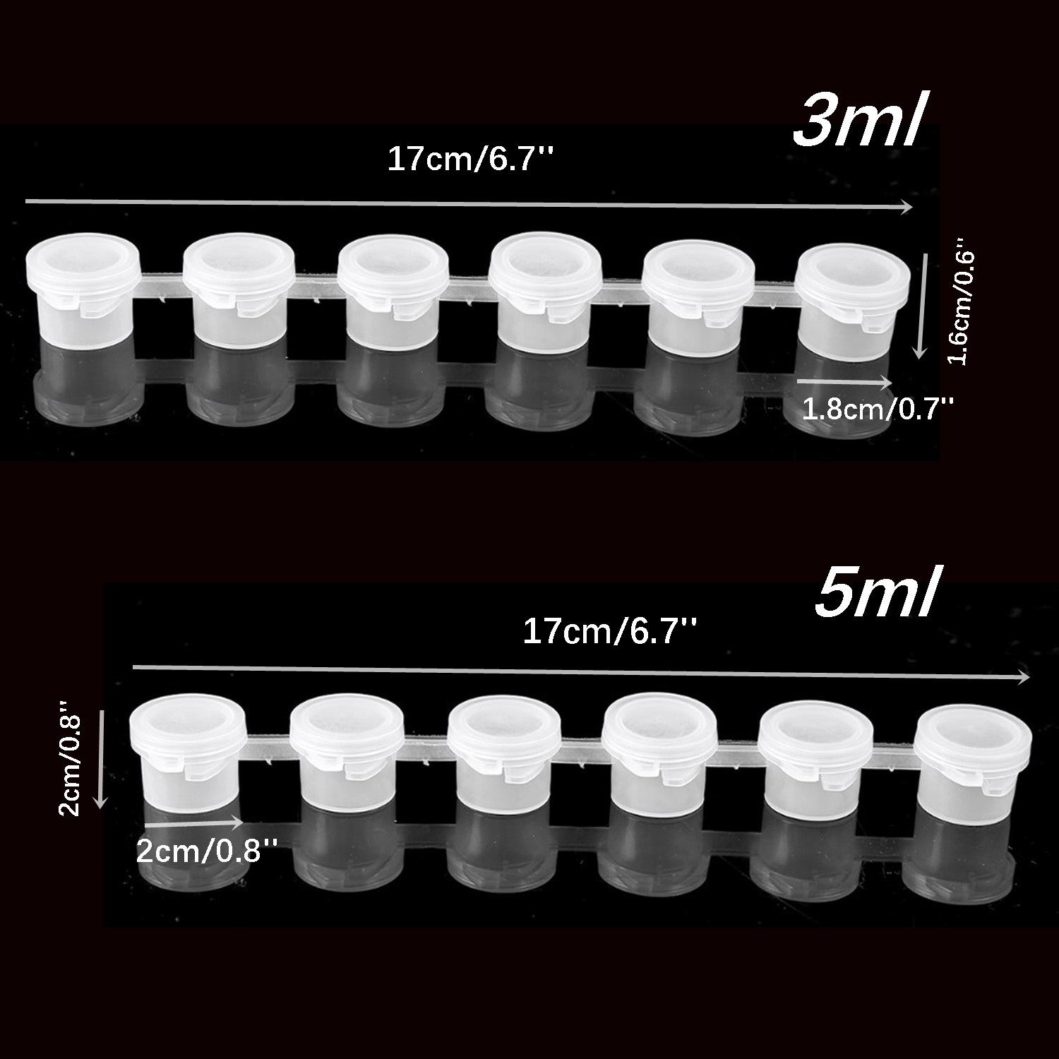 10strips 60pots Empty Paint St - Art Craft Organizer avis et prix