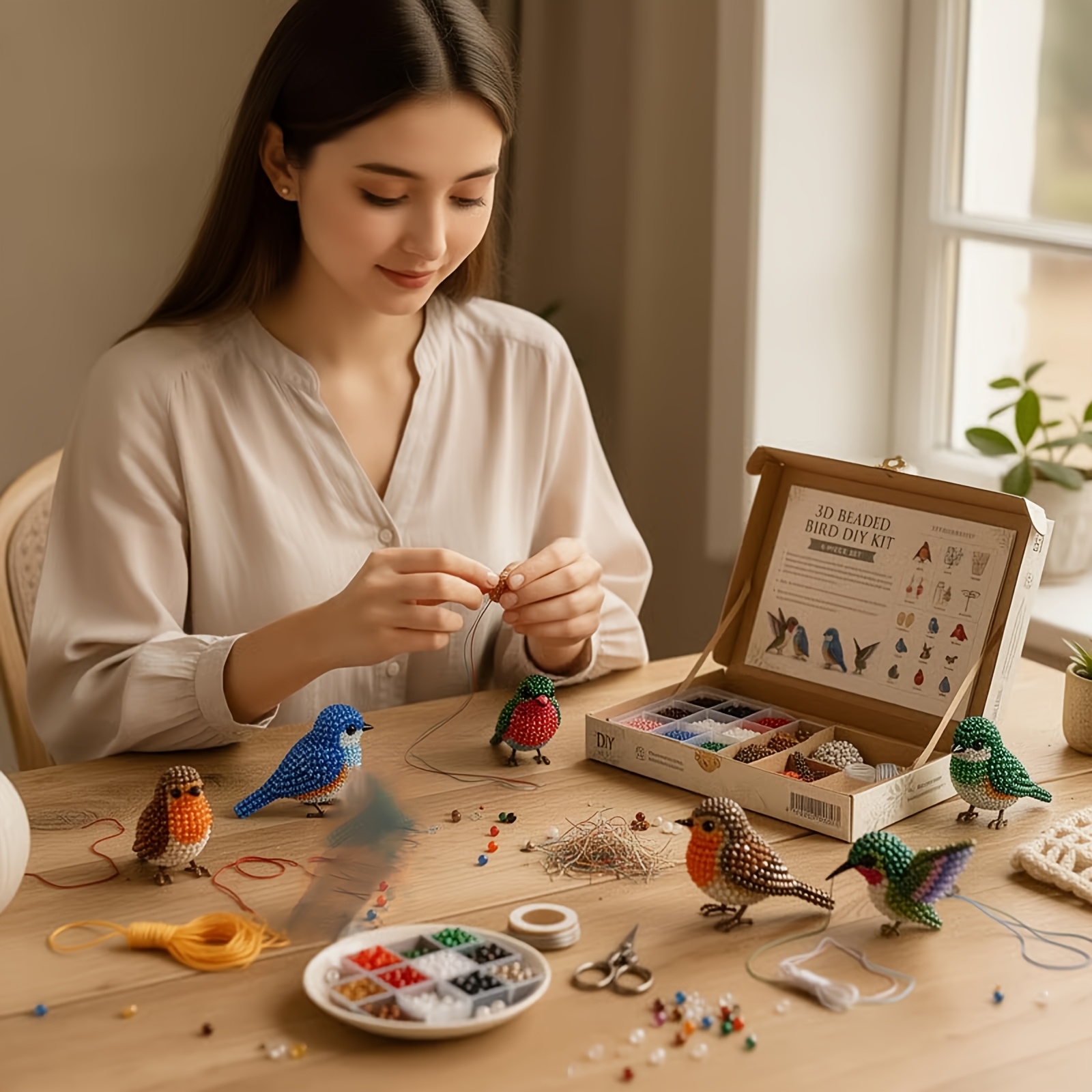 2026 Mini 3D Beaded Animal Set - Art Craft Kits For Adults avis et prix