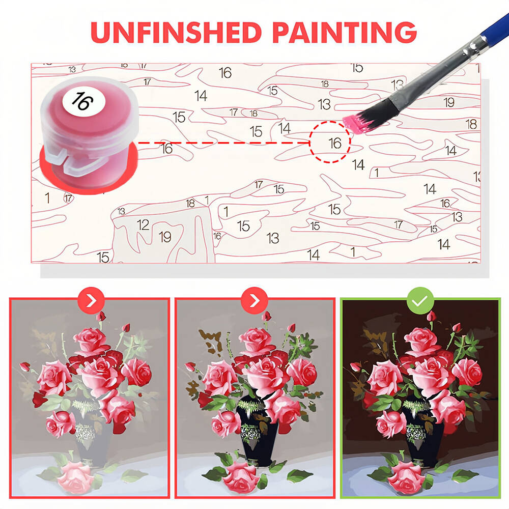 Huacan DIY Digital Oil Paintin - Art Craft Winter avis et prix