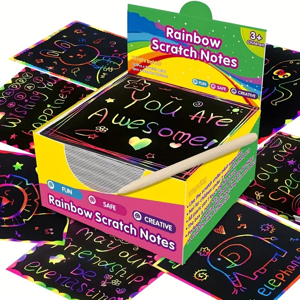 Many Creative Scratch Art Card - Art Craft Kits For Kids avis et prix