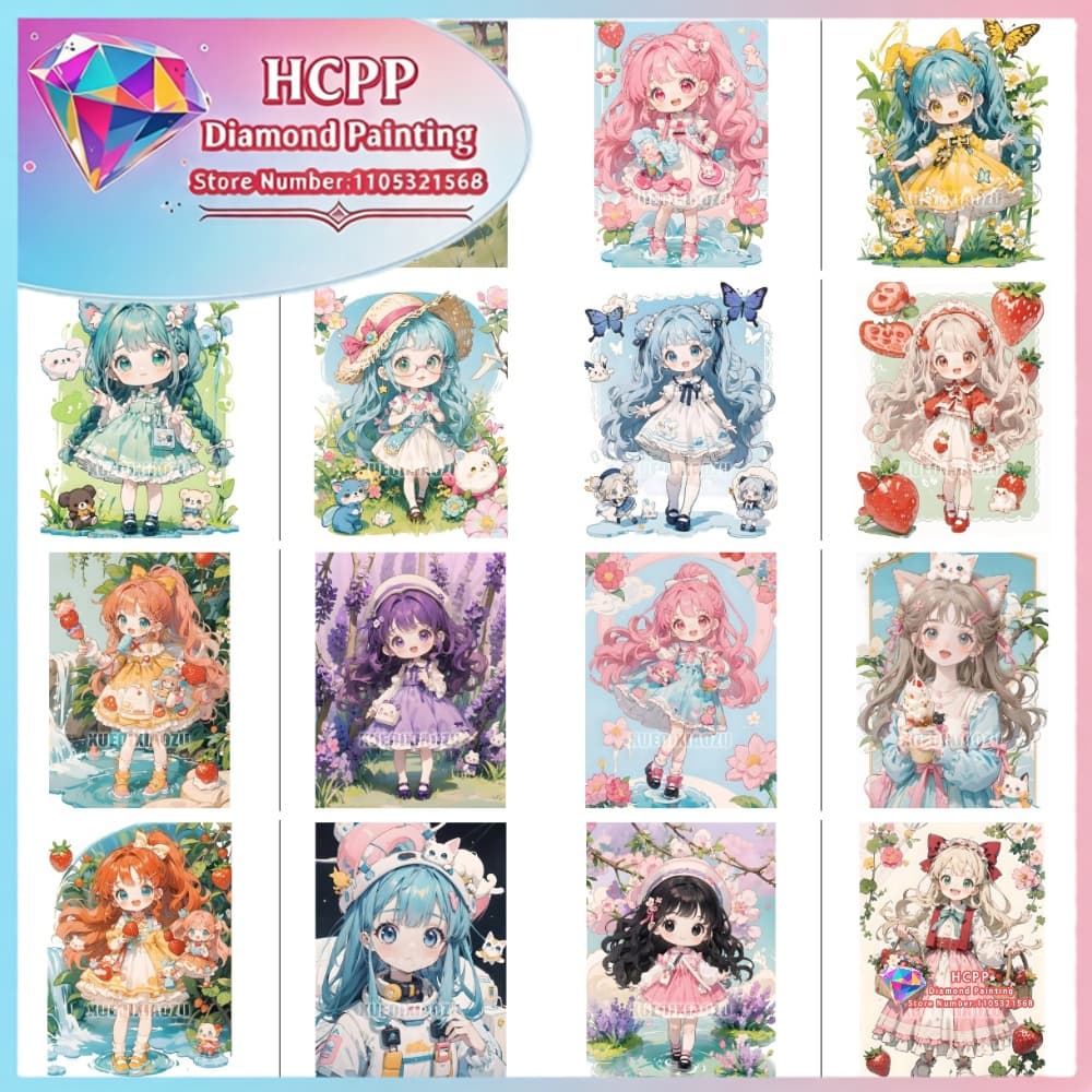 Cartoon Cute Girl Diamond Draw - Art Craft Japan avis et prix