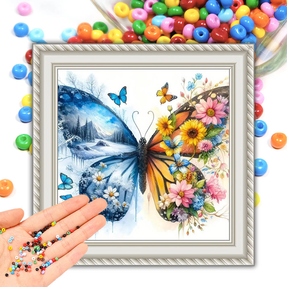 Beaded 11CT Cross Stitch Kit B - Art Craft Winter avis et prix