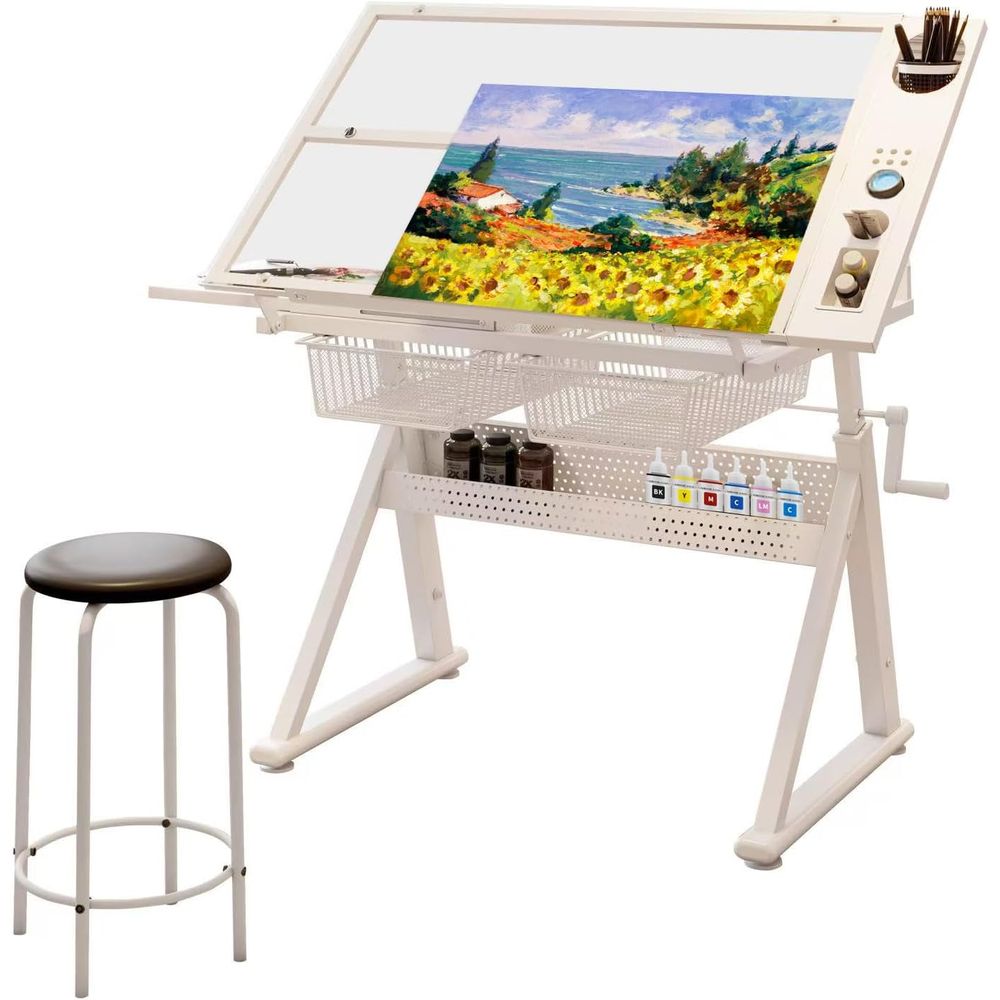 Adjustable Art Desk with Tempe - Art & Craft Paper Ideas For Kids avis et prix