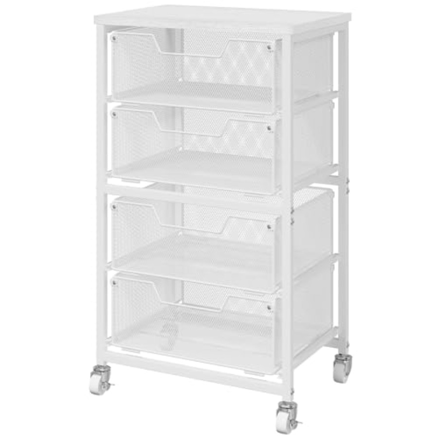 4-Drawer Rolling Storage Cart  - Art Craft Organizer avis et prix