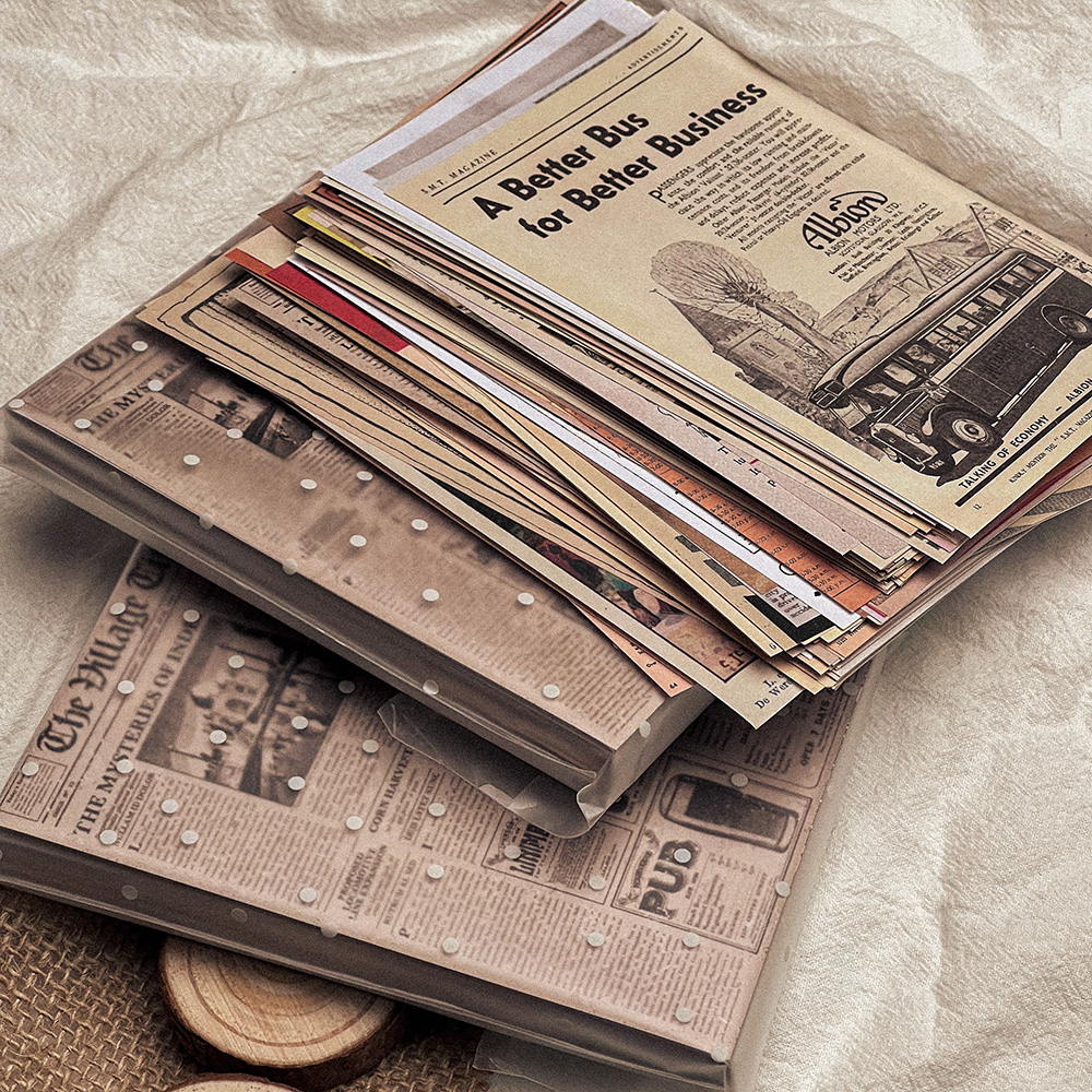 118Pcs Vintage Old Newspaper C - Art Craft Journals avis et prix