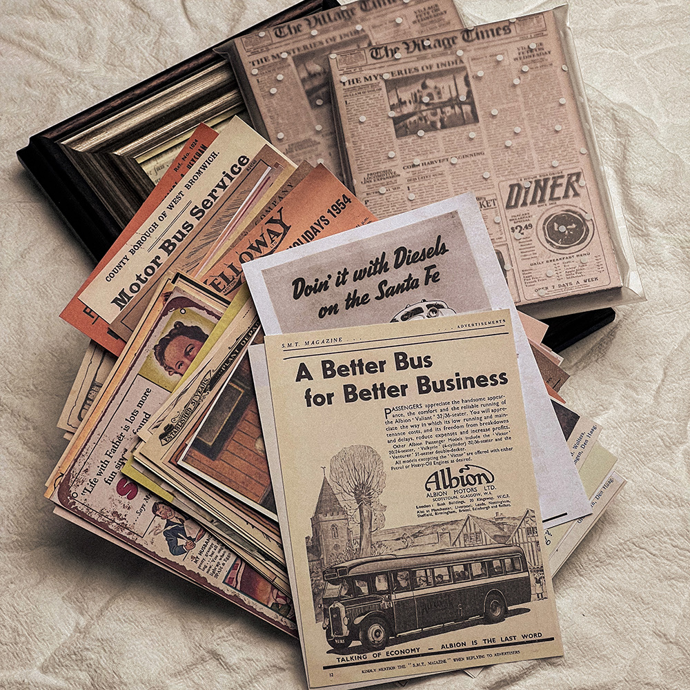 118Pcs Vintage Old Newspaper C - Art Craft Journals avis et prix
