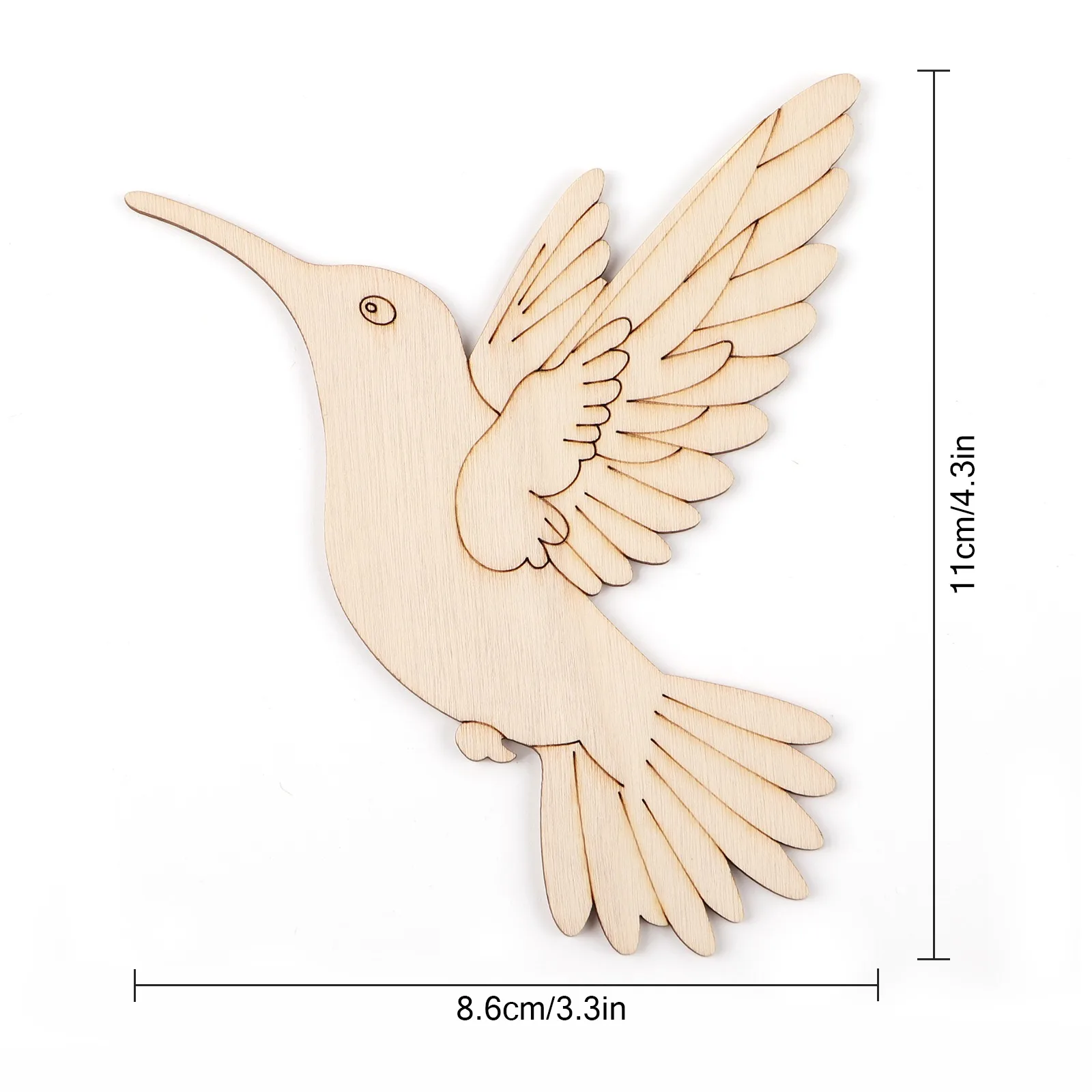 10pcs Unfinished Wood Animal B - Art & Craft Paper Ideas For Kids avis et prix