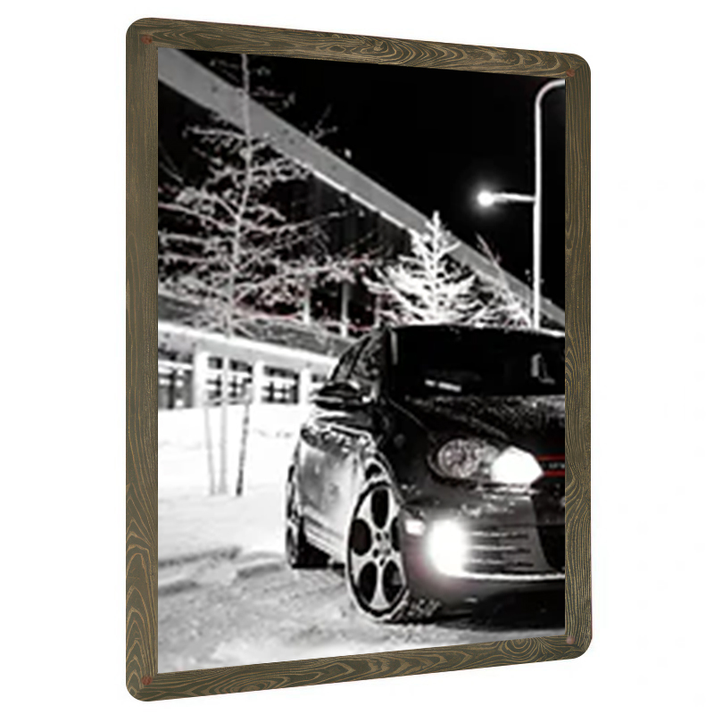 Winter Street Car Night View I - Art Craft Winter avis et prix
