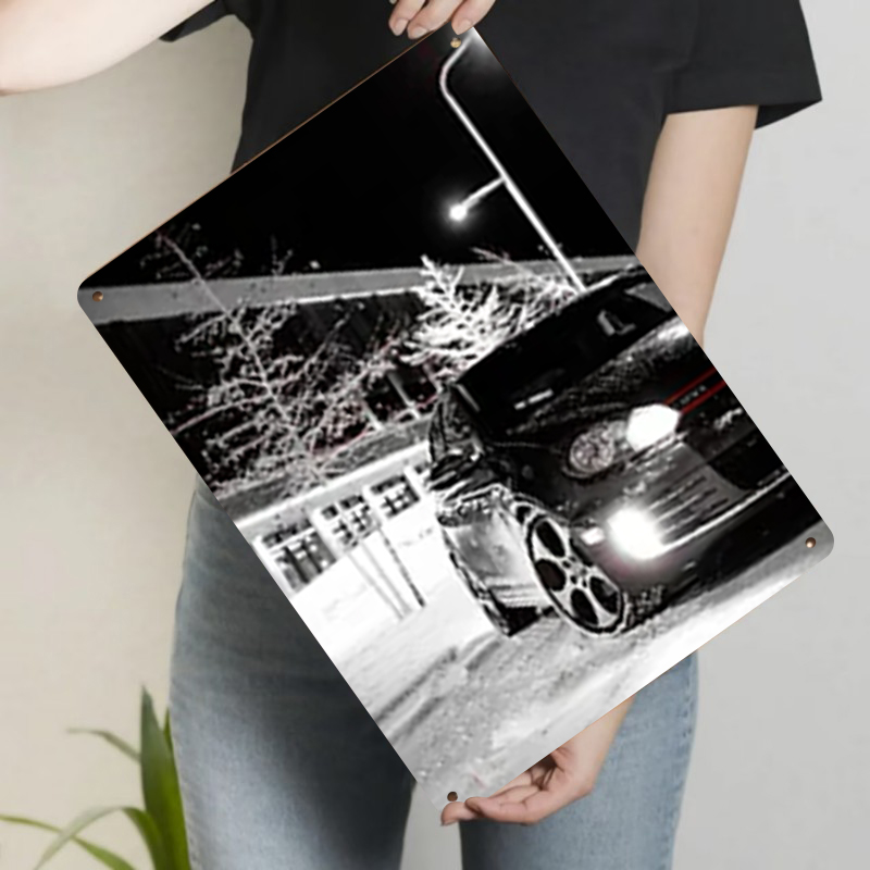 Winter Street Car Night View I - Art Craft Winter avis et prix