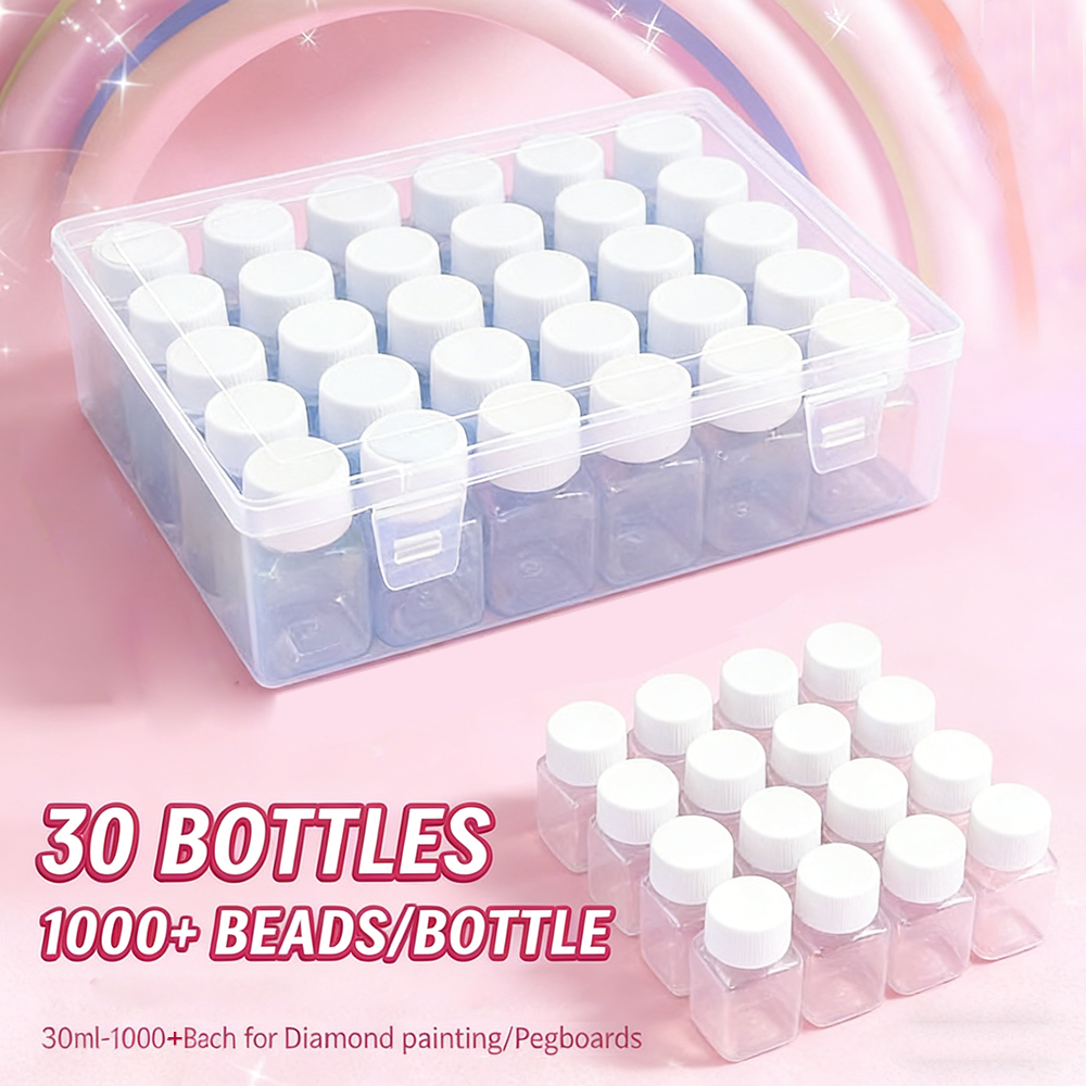 30 Pcs 30ML Square Bottle Diam - Art Craft Organizer avis et prix