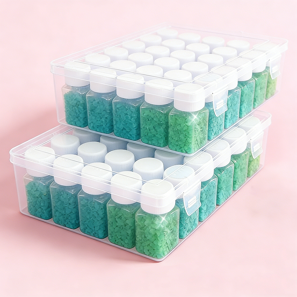 30 Pcs 30ML Square Bottle Diam - Art Craft Organizer avis et prix