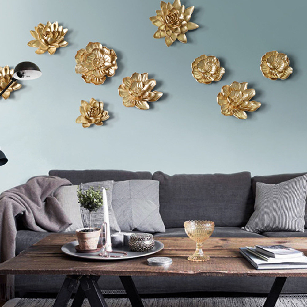 1Pcs Golden Flower Wall Art Cr - Art Craft Gallery avis et prix