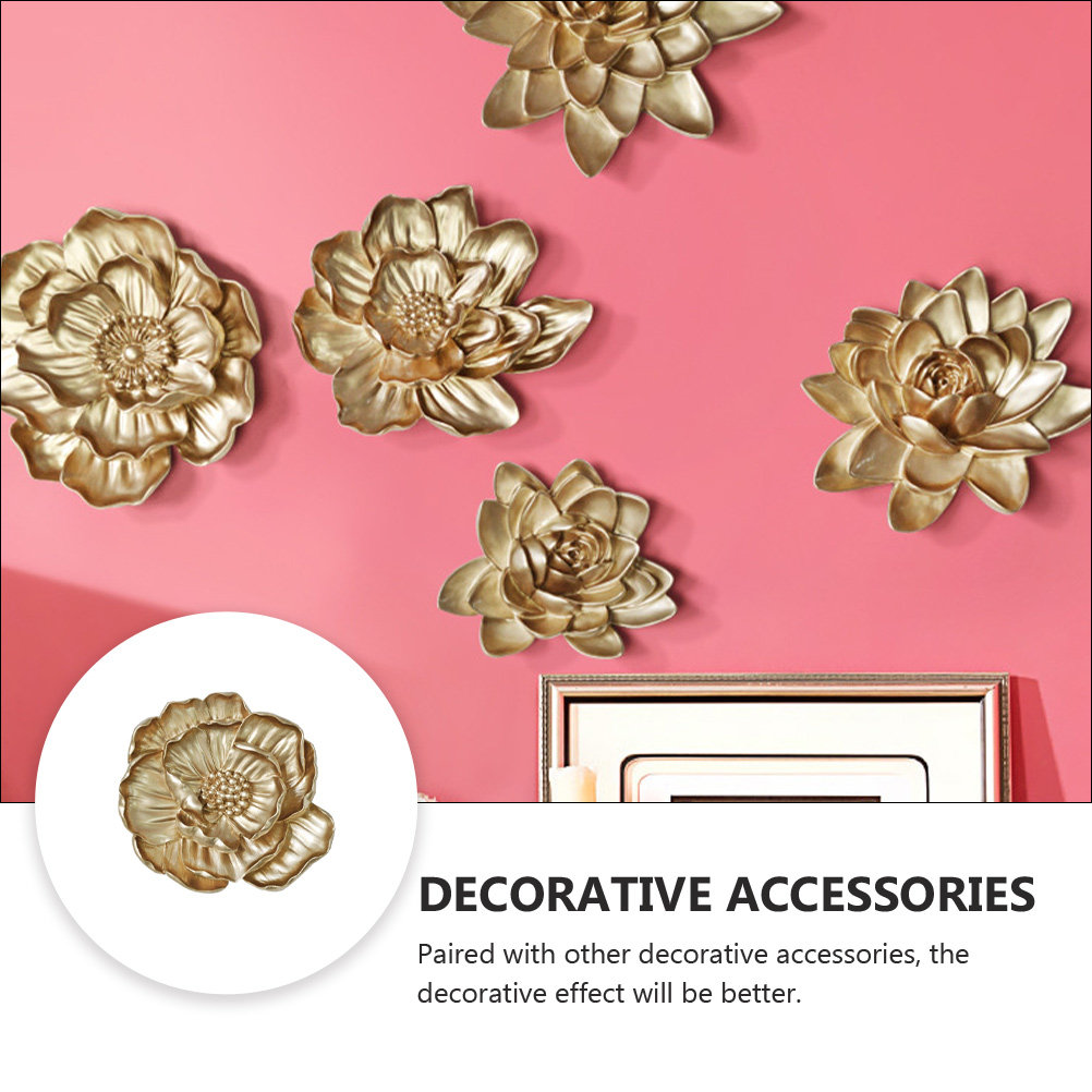 1Pcs Golden Flower Wall Art Cr - Art Craft Gallery avis et prix