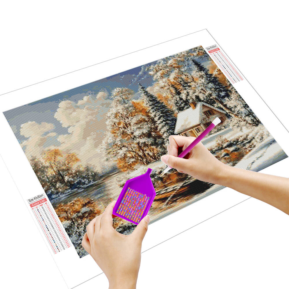 Huacan Winter Landscape Diamon - Art Craft Winter avis et prix