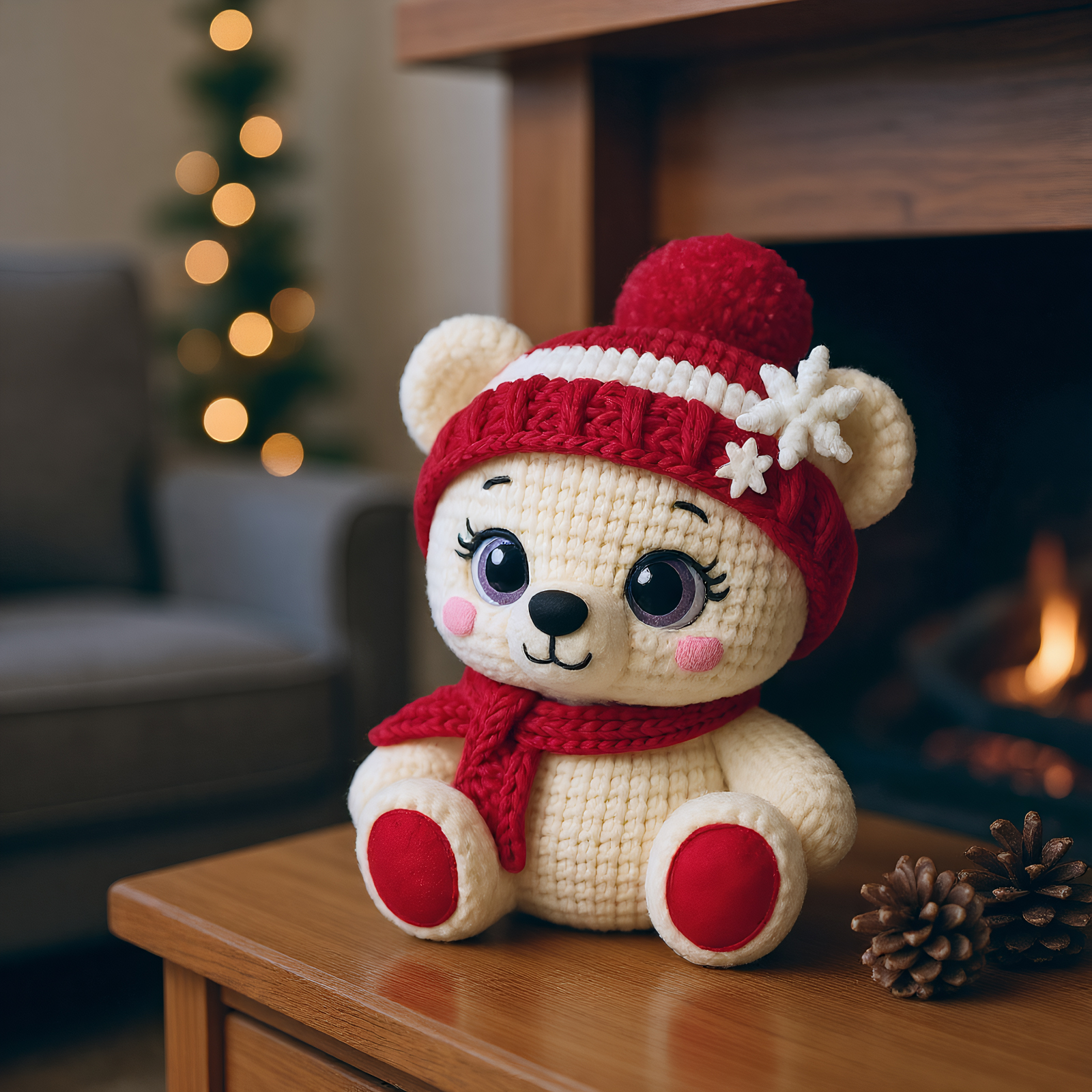 Winter Scarf Bear DIY Crochet  - Art Craft Winter avis et prix