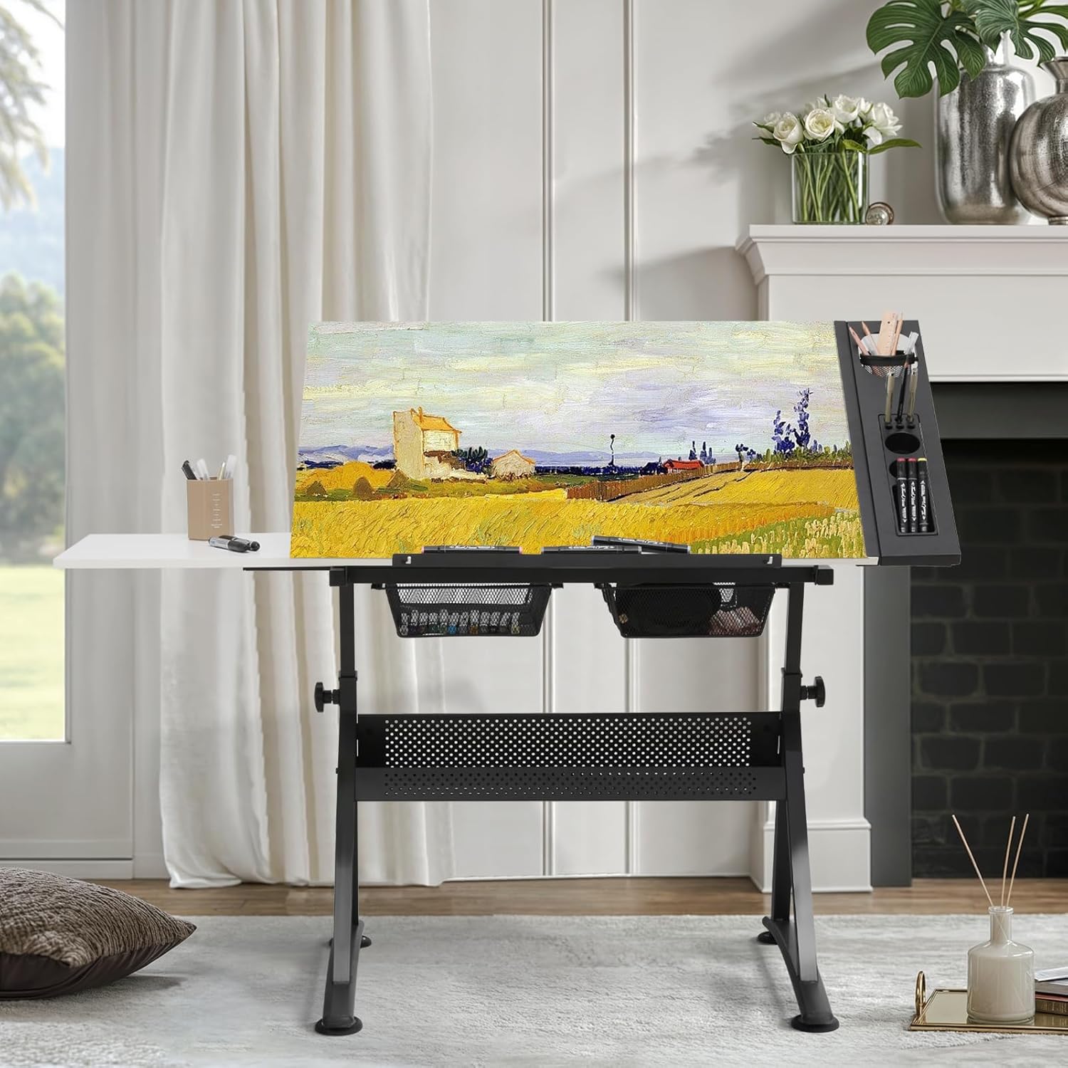 Adjustable Drafting Desk with  - Art & Craft Paper Ideas For Kids avis et prix