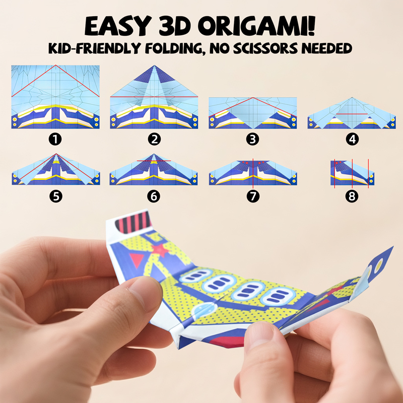 Montessori Origami Paper Kit 3 - Art Craft Kits For Kids avis et prix