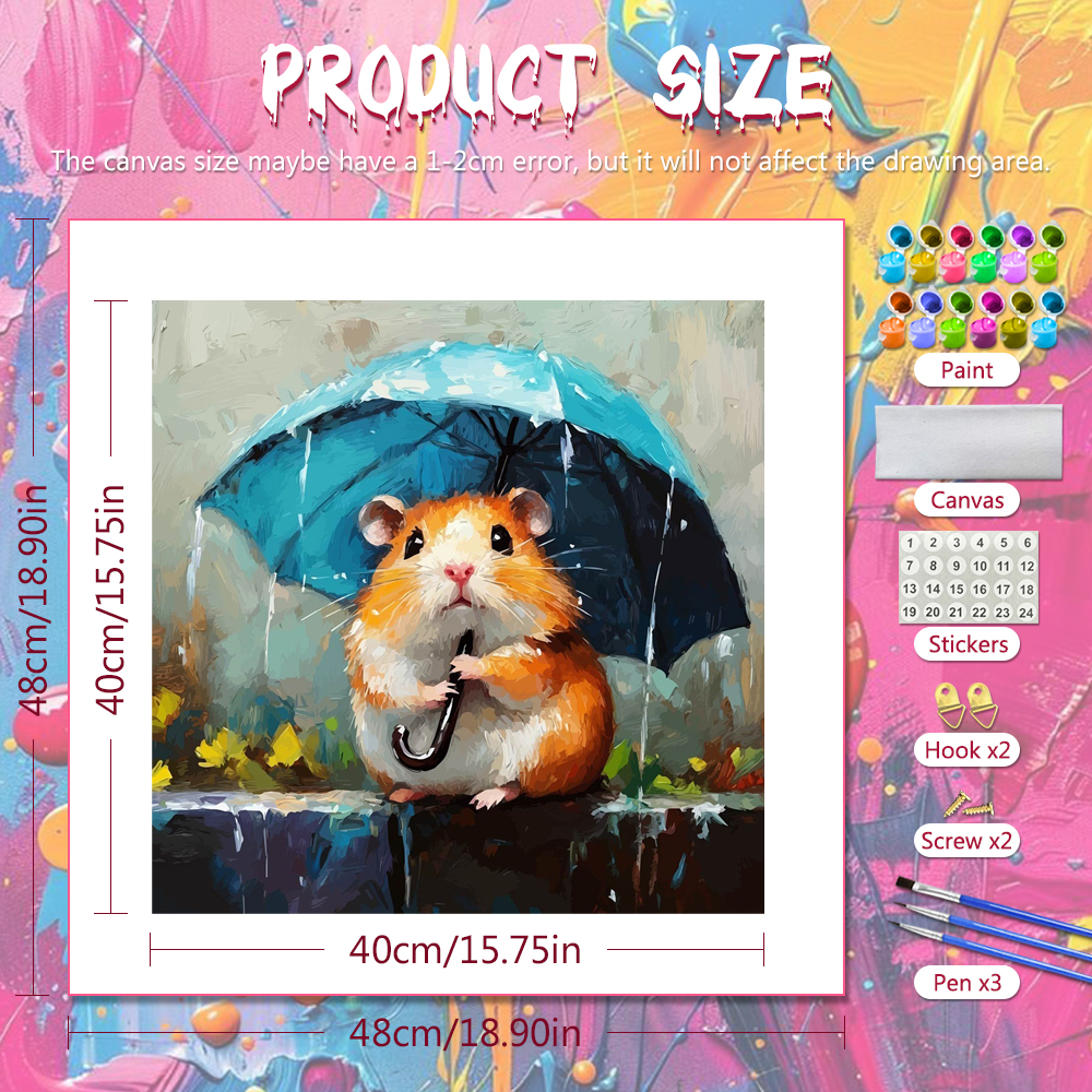 DIY Oil Painting By Numbers Ha - Art Craft Umbrella avis et prix