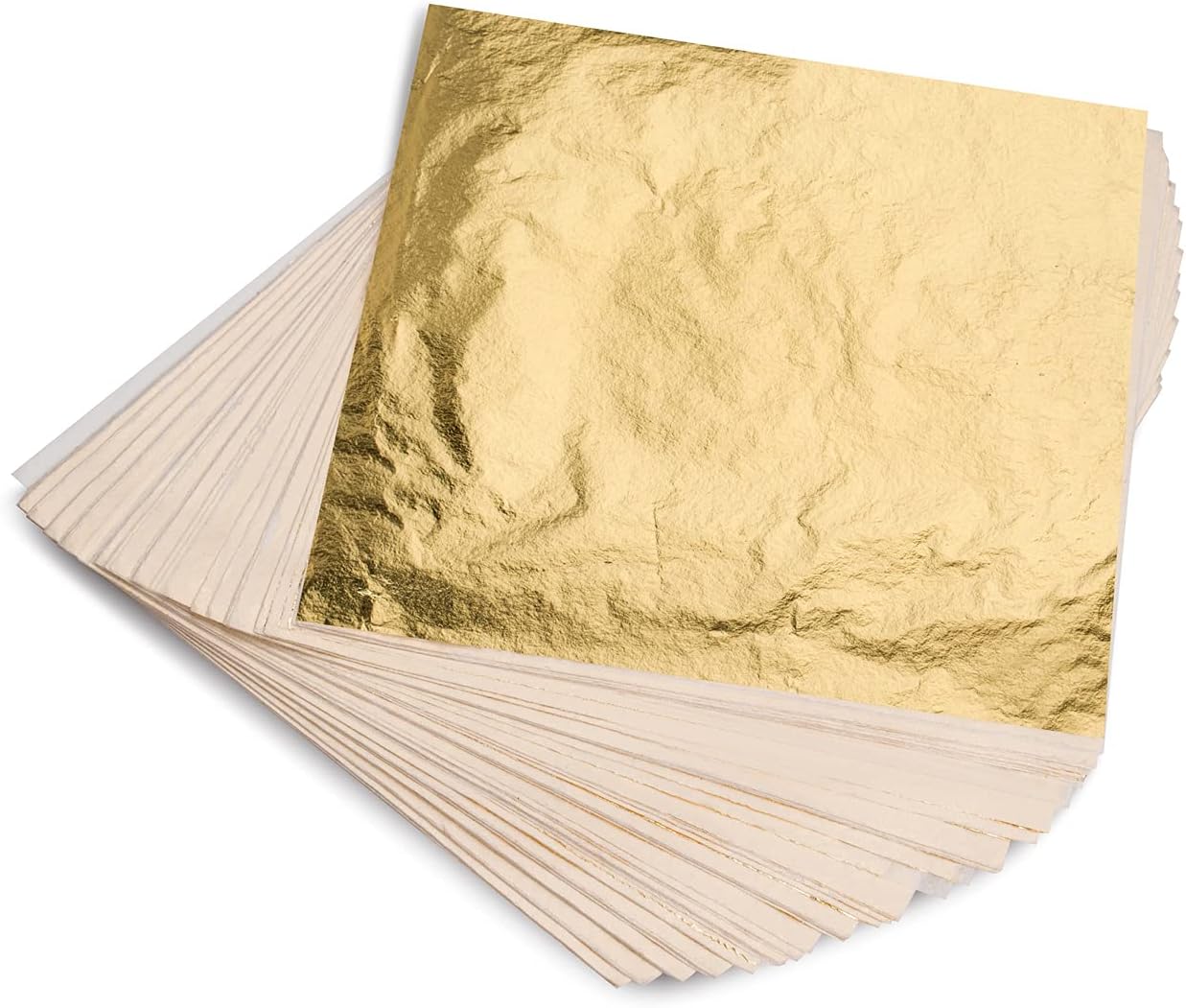 100 Gold Leaf Sheets 14x14 cm  - Art Craft With Leaves avis et prix