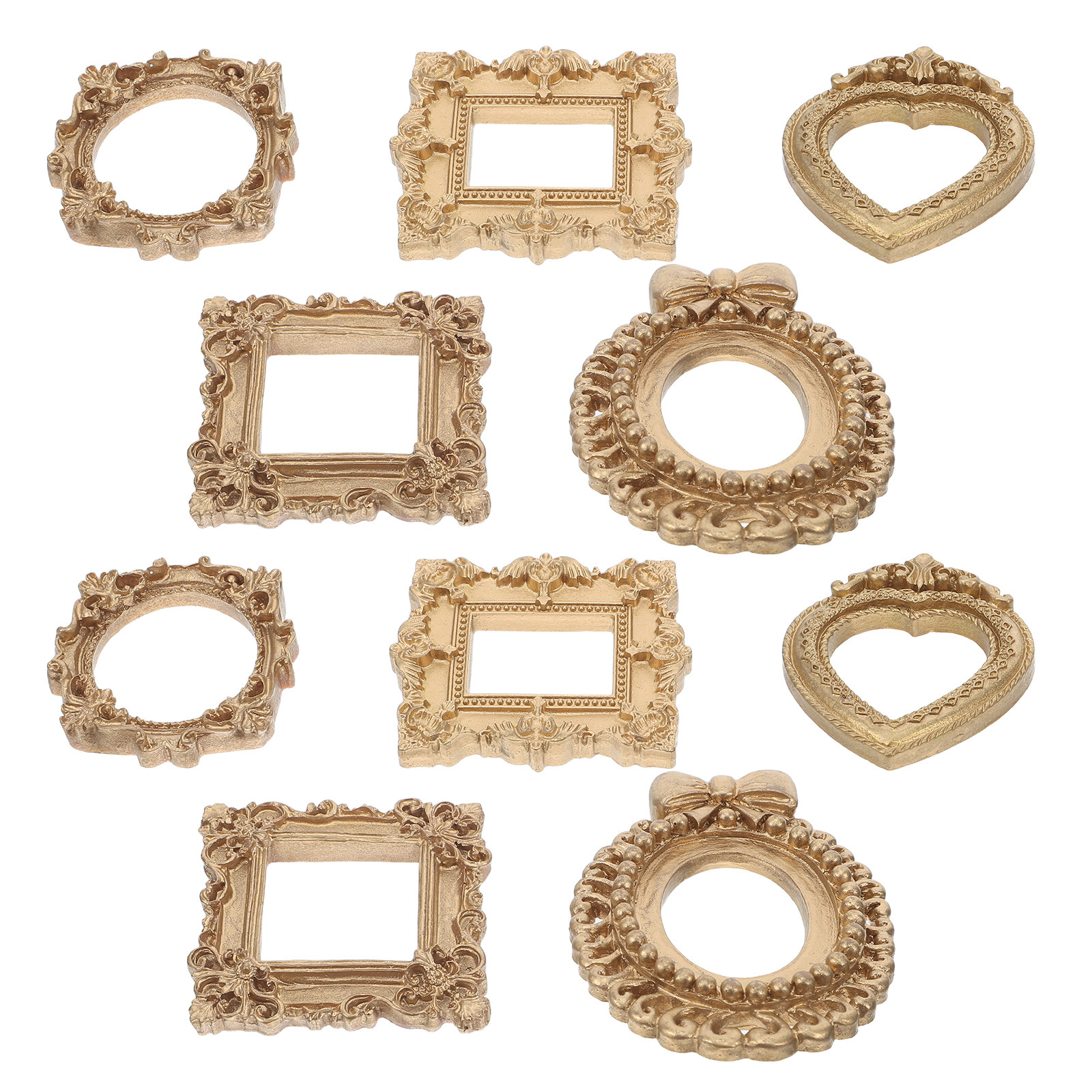 10Pcs Vintage Mini Gold Frames - Art Craft Gallery avis et prix