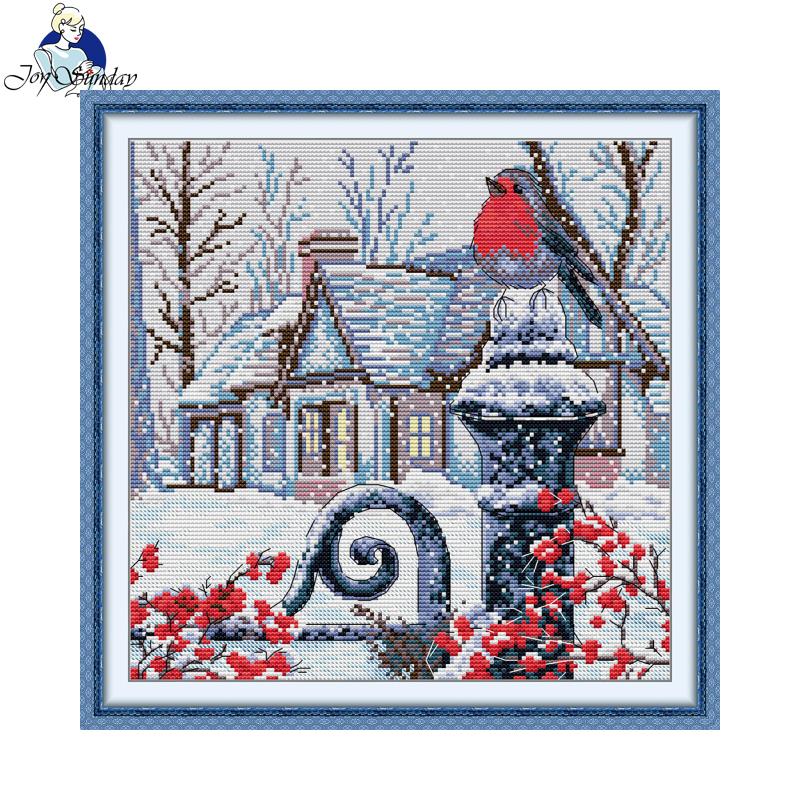 Joy Sunday Cross Stitch Kit Wi - Art Craft Winter avis et prix