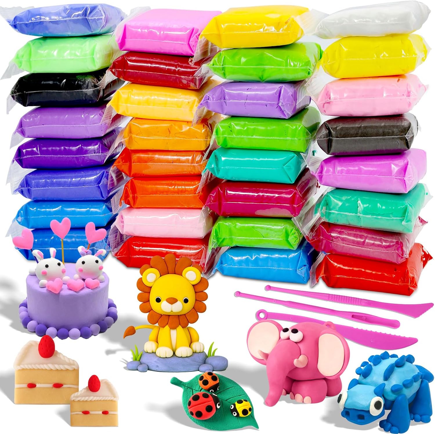 32 Colors Air Dry Clay Kit wit - Air Dry Clay avis et prix