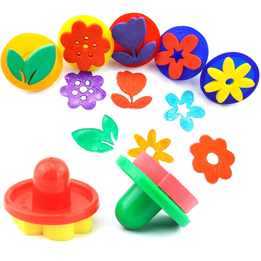 6pcs/set Flower Leaf Painting  - Art Craft With Leaves avis et prix