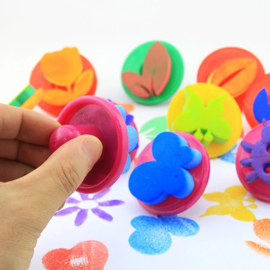 6pcs/set Flower Leaf Painting  - Art Craft With Leaves avis et prix
