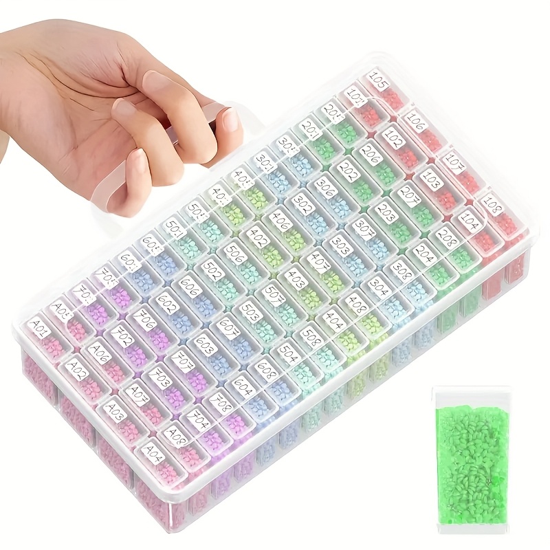 64 Grids Clear Plastic Storage - Art Craft Organizer avis et prix