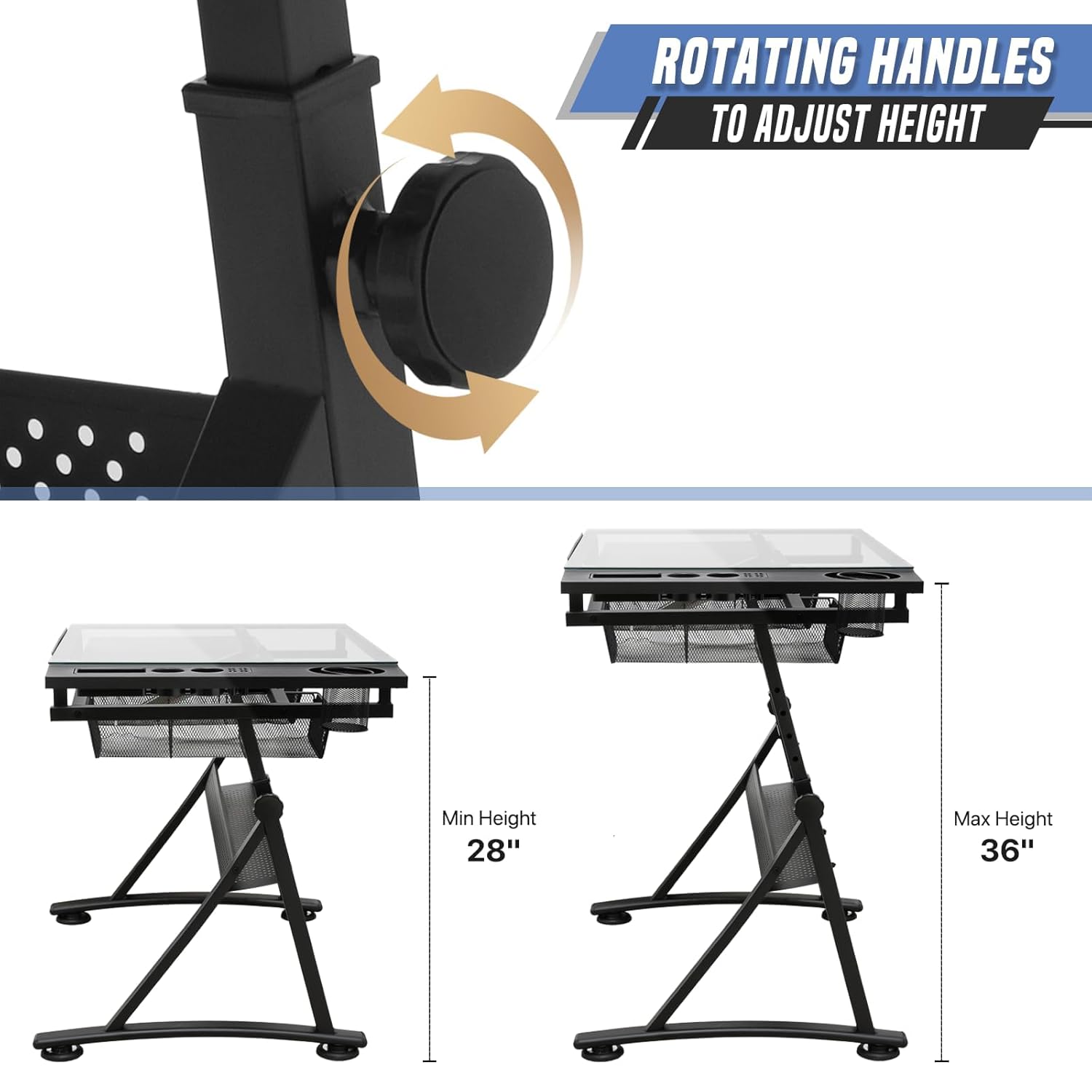 Drafting Table with Height Adj - Art & Craft Qatar avis et prix