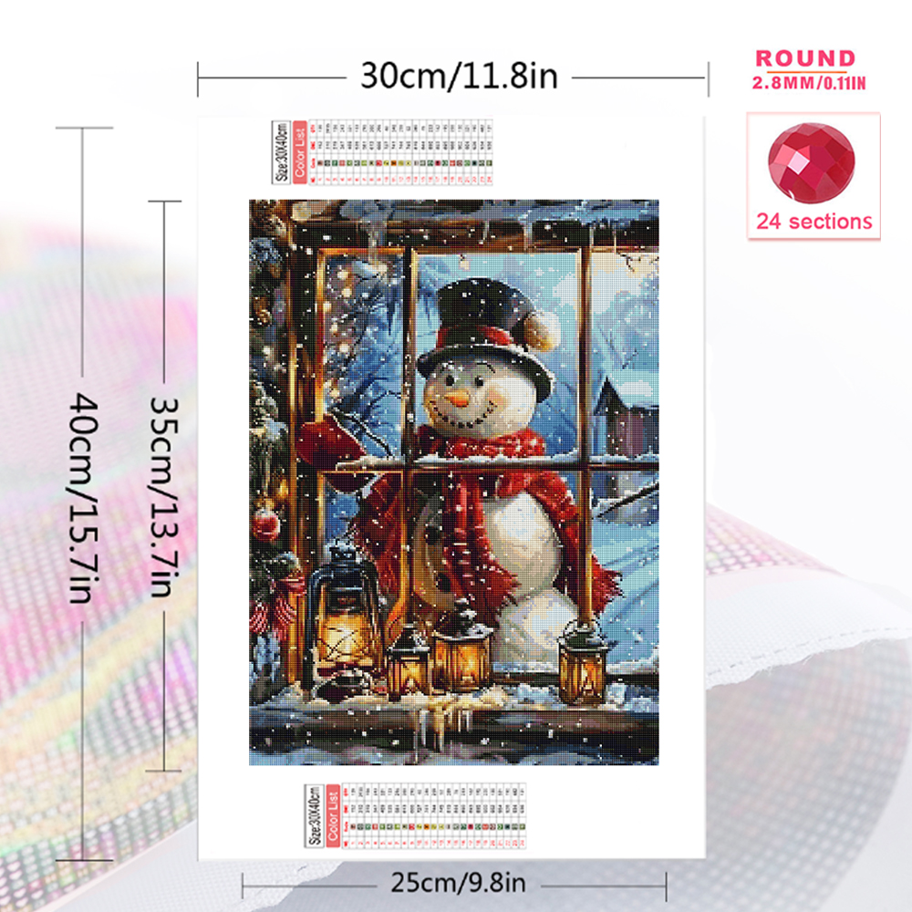 Evershine Full Square Round Di - Art Craft Winter avis et prix