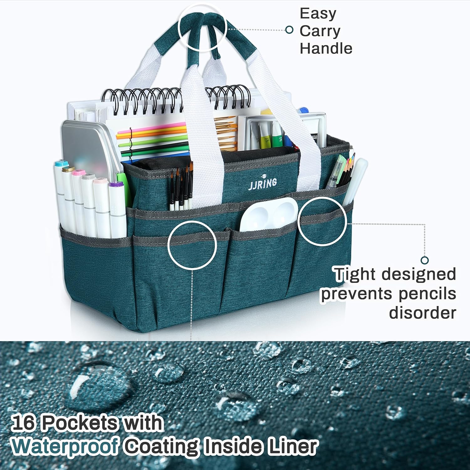 Craft Organizer Tote Bag with  - Art Craft Organizer avis et prix