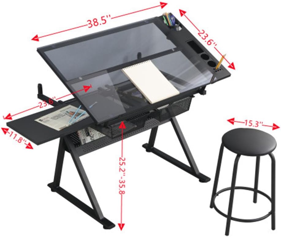 Table w/Stool, Height Adjustab - Art & Craft Paper Ideas For Kids avis et prix