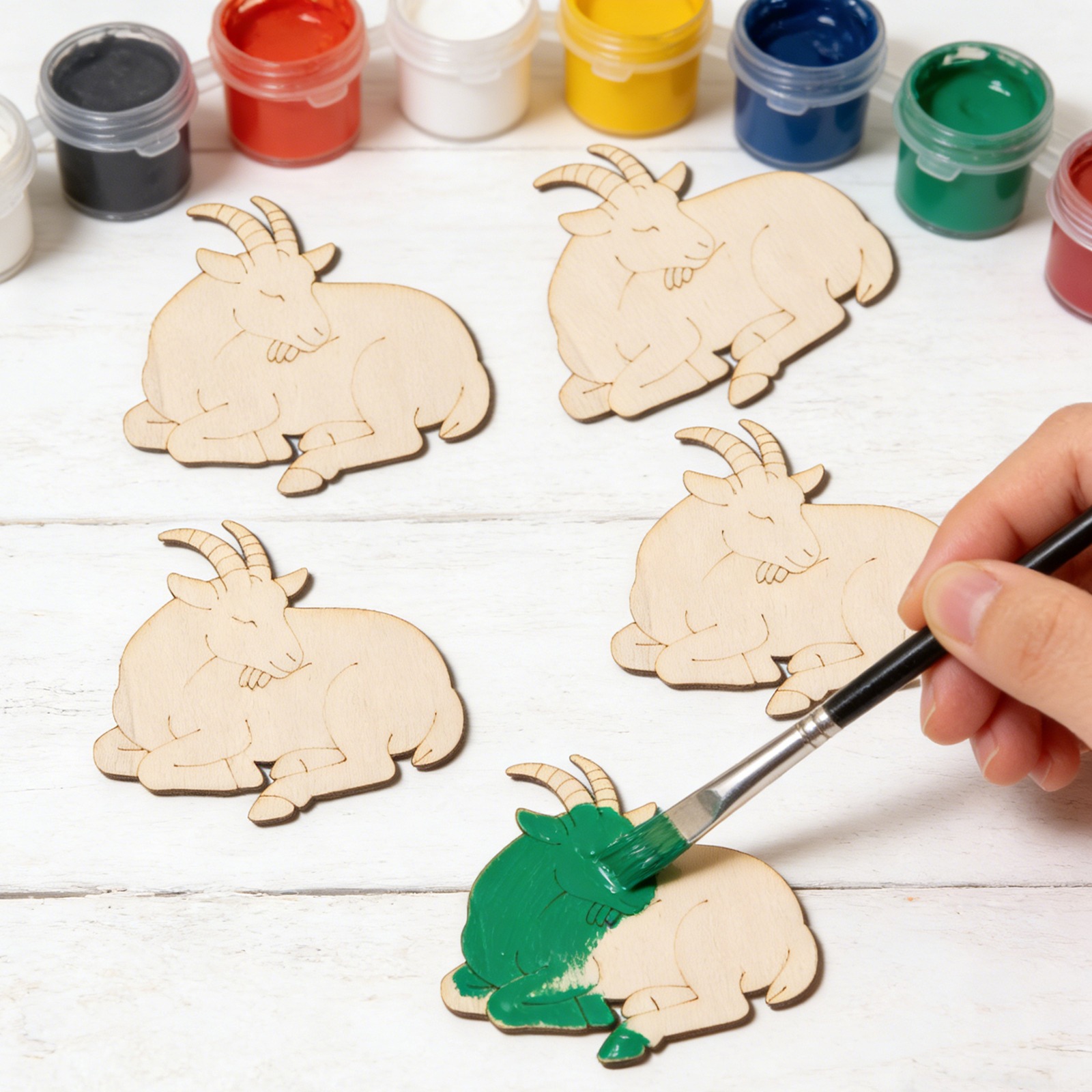 10pcs/set Unfinished Wood Shee - Art & Craft Paper Ideas For Kids avis et prix