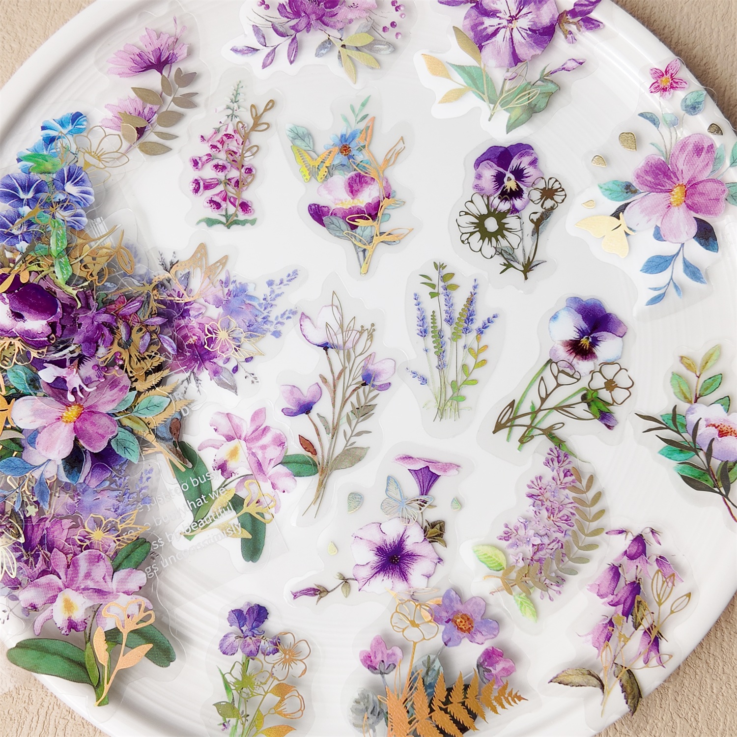 40Pcs PET Plant Flower Sticker - Art Craft Journals avis et prix