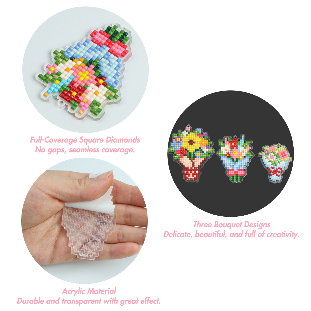 FOREVER YOUNG 3PCS Bouquet Acr - Art Craft Kits For Adults avis et prix