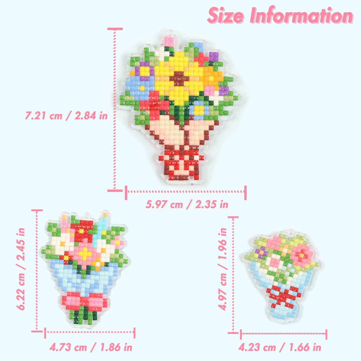 FOREVER YOUNG 3PCS Bouquet Acr - Art Craft Kits For Adults avis et prix