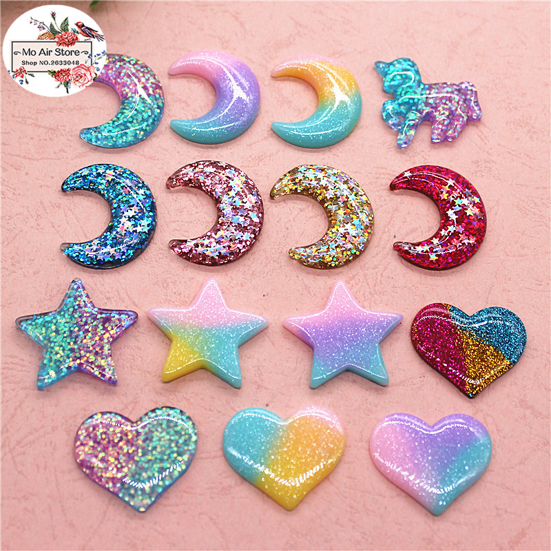 10pcs/20pcs star/unicorn/heart - Art Craft Japan avis et prix