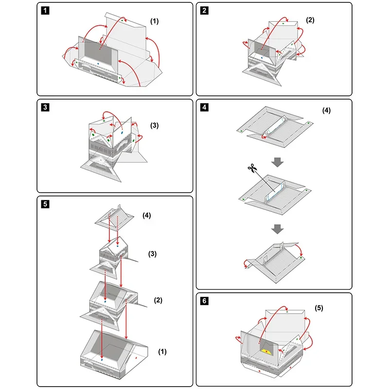 Japan Kumamoto Castle Folding  - Art Craft Japan avis et prix