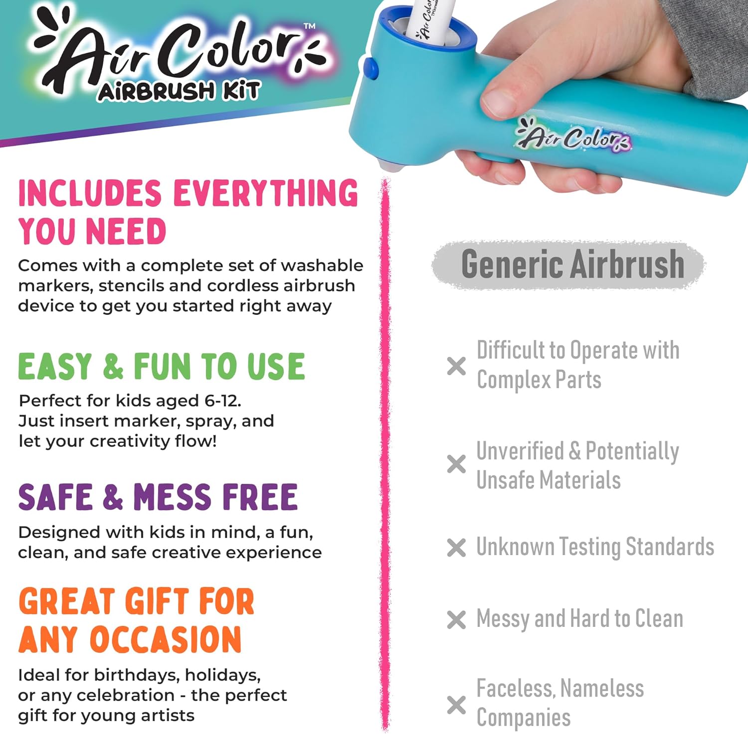 Cordless Airbrush Marker Kit f - Art Craft Kits For Kids avis et prix
